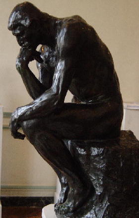 The Thinker Puzzles Over The Pearls of Wisdom